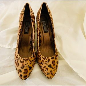 ♥️Deena & Ozzy Leopard Retro Pump Shoes